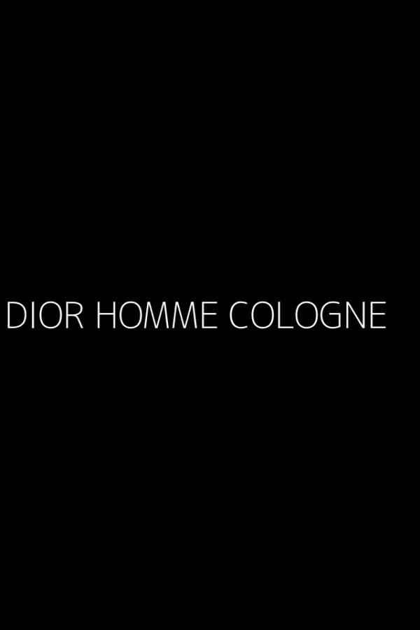 DIOR HOMME COLOGNE